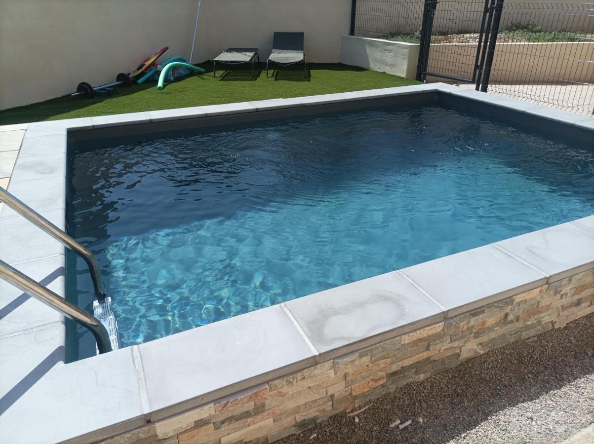 Studio Et Piscine Au Sel Cuxac-dʼAude Eksteriør billede